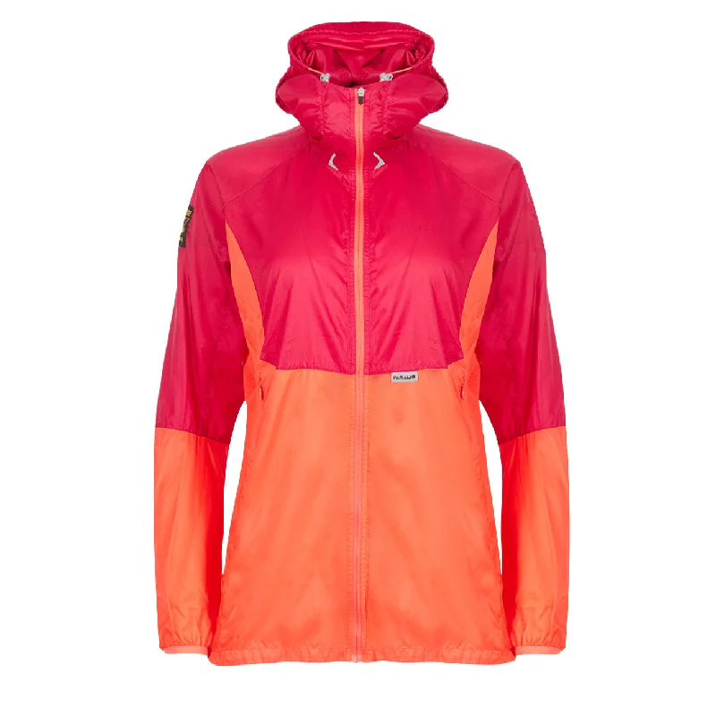 Paramo Womens Alize Windproof Jacket Carmine / Hot Coral Modern Women's Tech