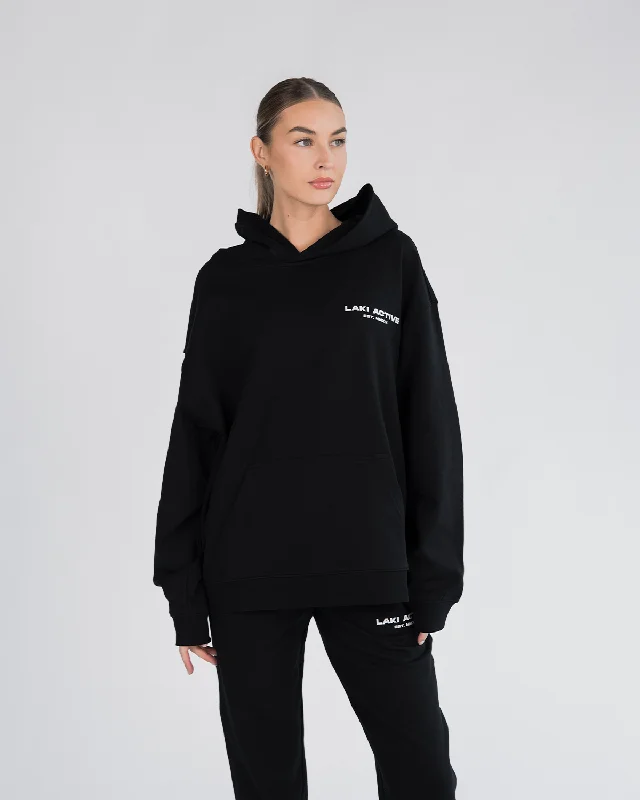 FOUNDATION HOODIE 2.0 - MIDNIGHT Casual Women's Loose - fitting