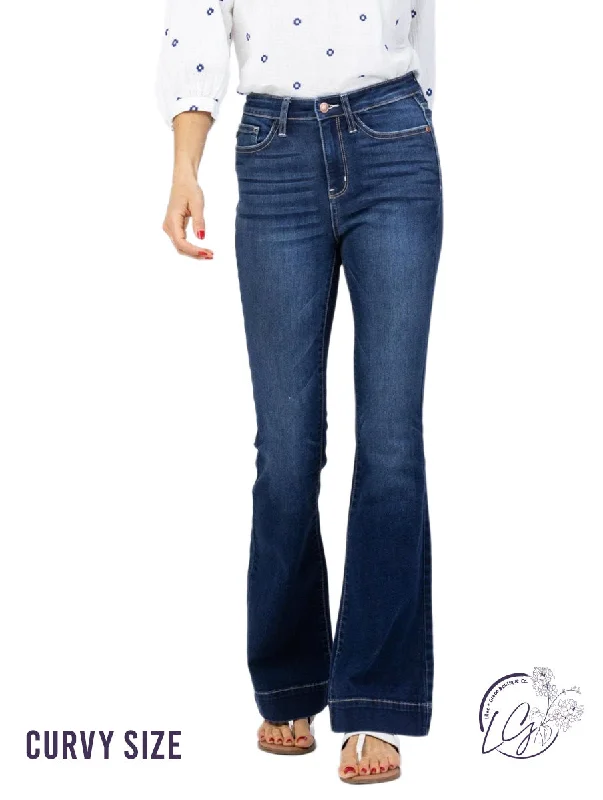 Curvy Tamara Trouser Flare By Judy Blue Modern Women's Tech