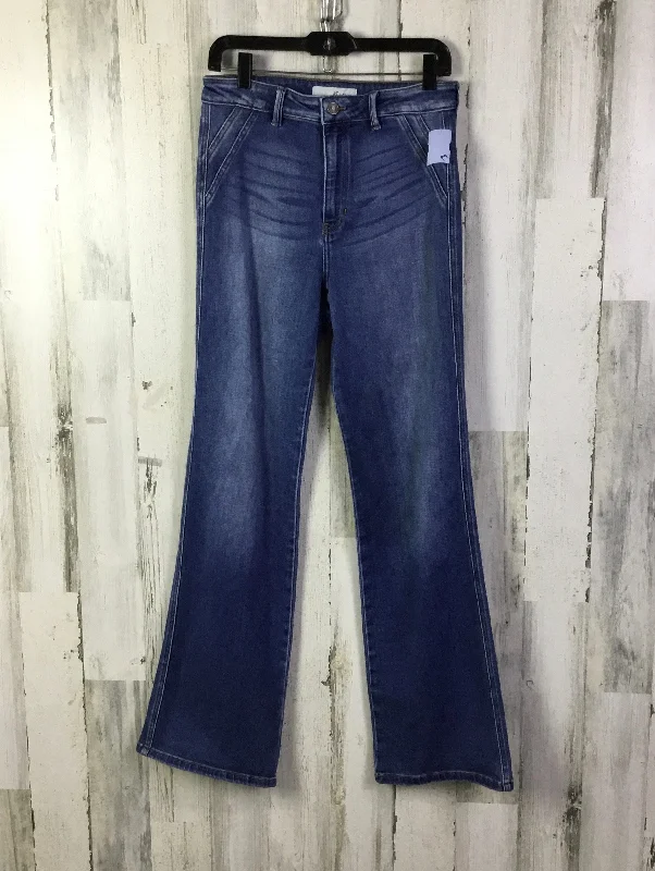Jeans Flared By Kancan In Blue Denim, Size: 6 Tough Women's Military - inspired