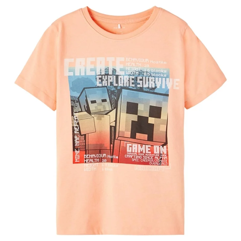 Name it Peach Nectar Major Minecraft T-Shirt