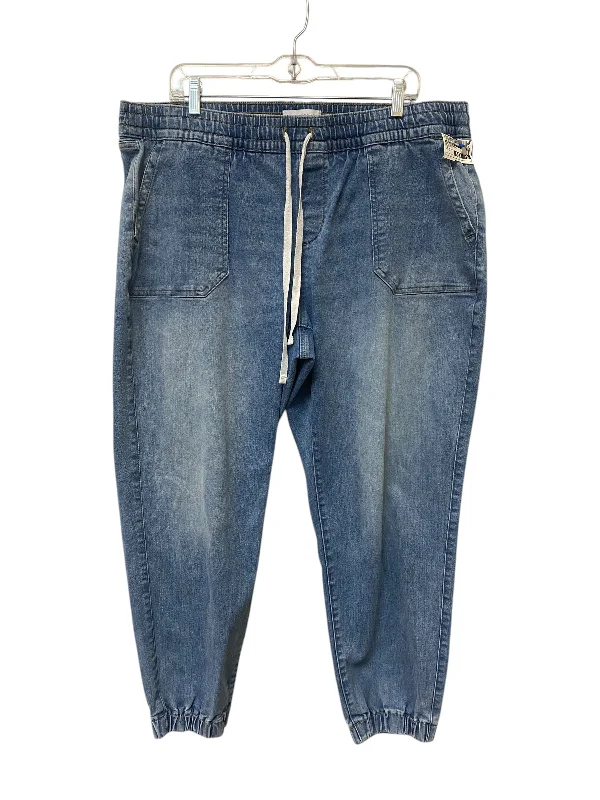 Jeans Boyfriend By Lane Bryant In Blue Denim, Size: 16 Artistic Women's Avant - 