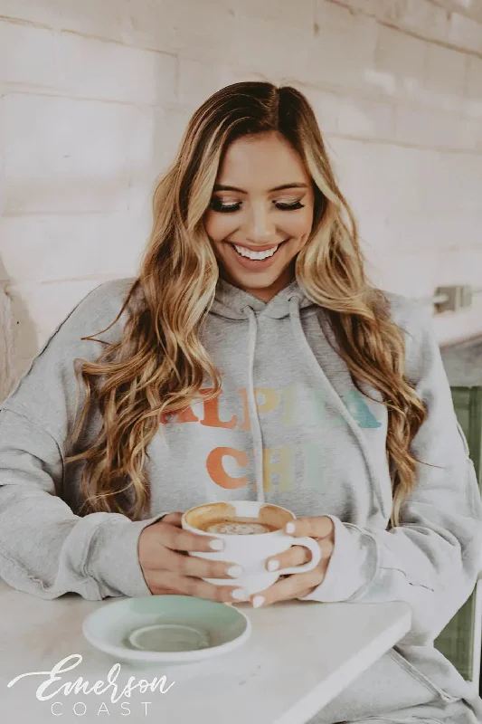 Alpha Chi Omega PR Hoodie Athletic Women's 