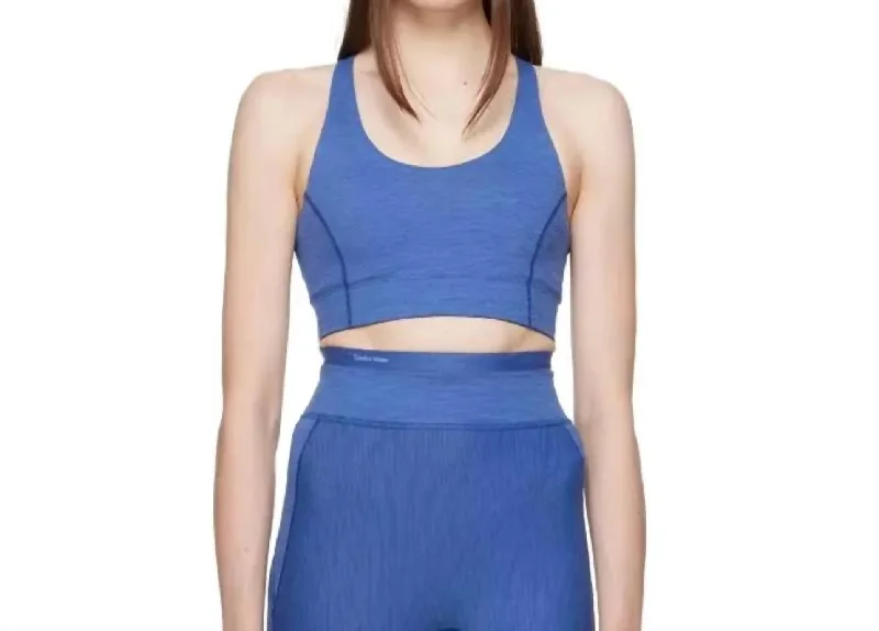 Doing Things Thrive Bra In Deep Ultramarine Cashmere