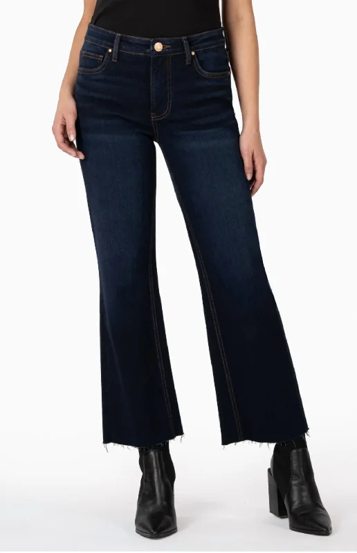 Kelsey High Rise Flare With Inset Leg Jeans In Investing Women