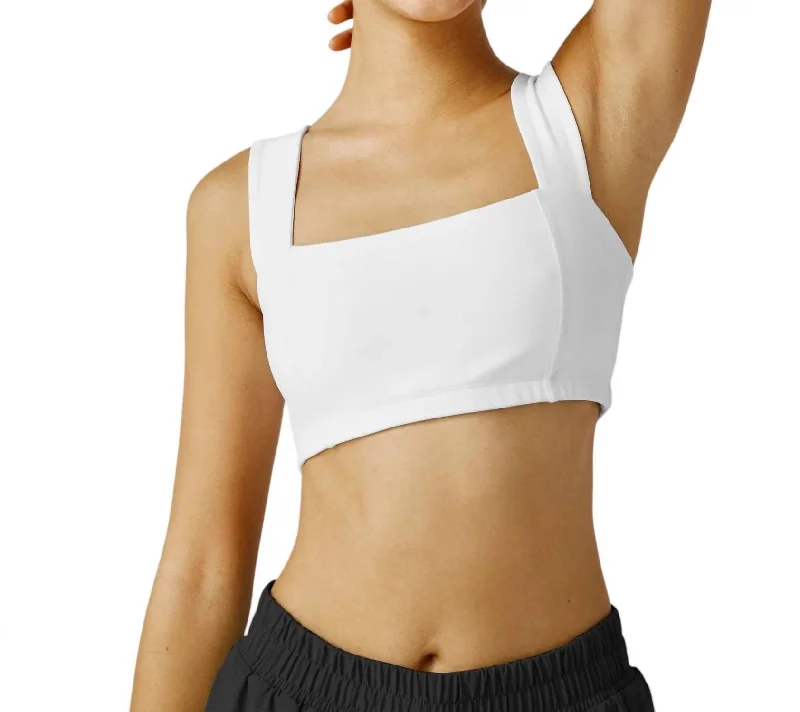 Squared Bra In Cloud White Modern Women's Tech