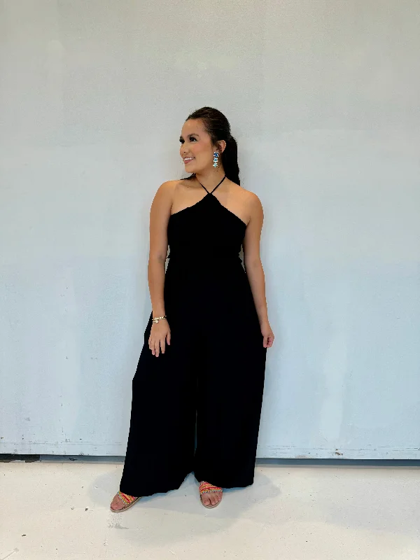 elenora black jumpsuit Refined Women's Classic 