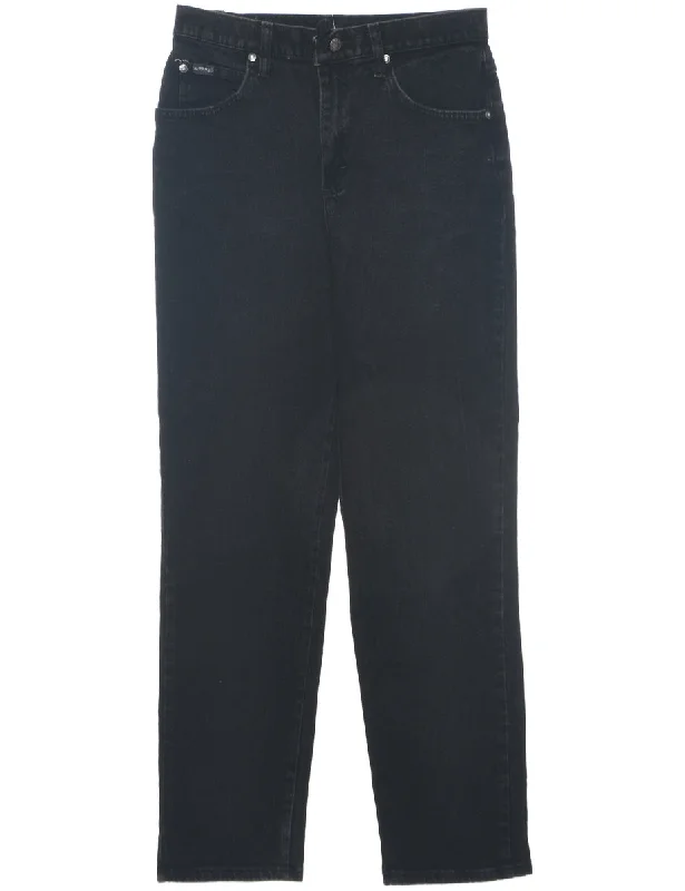Black Riders Tapered Jeans - W29 L31 Dapper Women's 1920S