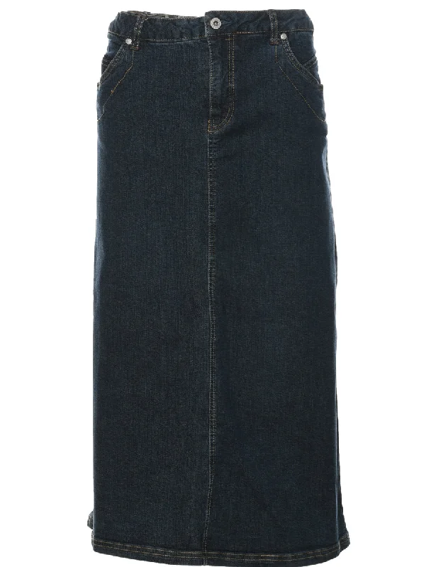 A-Line Denim Skirt - L Refined Women's Classic 