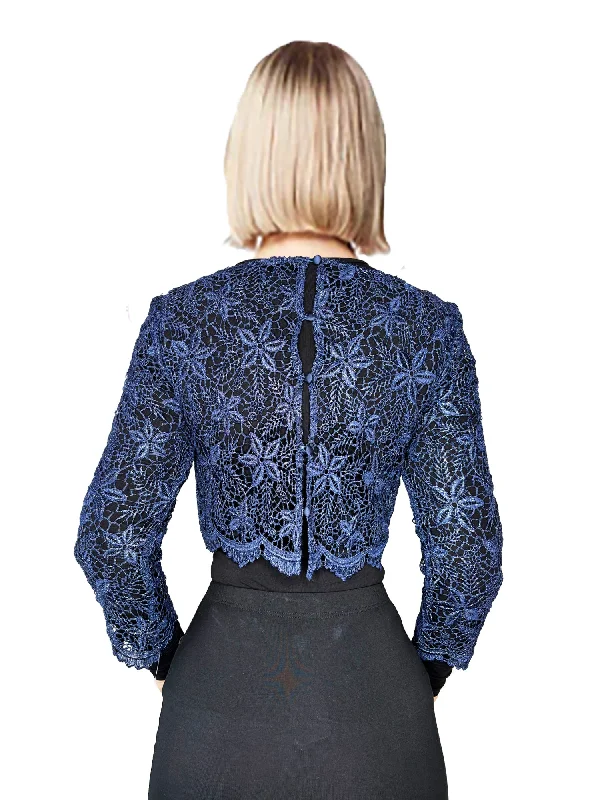 Teri John Lace Crop Jacket Street