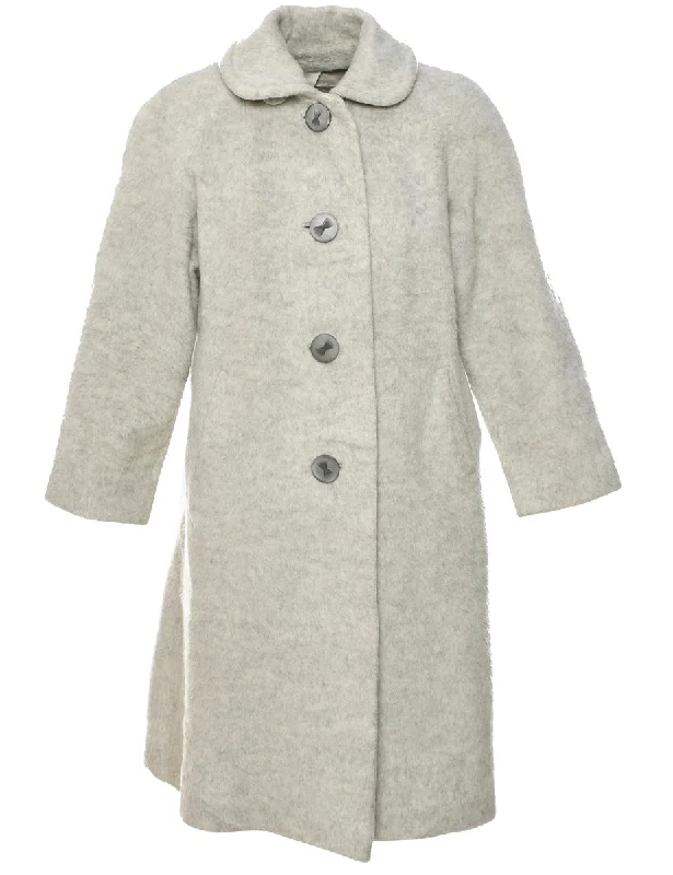 Grey Wool Coat - M Refined Women's 