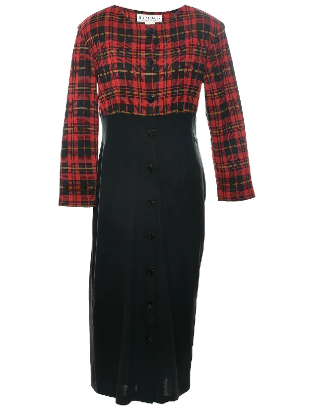 Checked Dress - M Cashmere