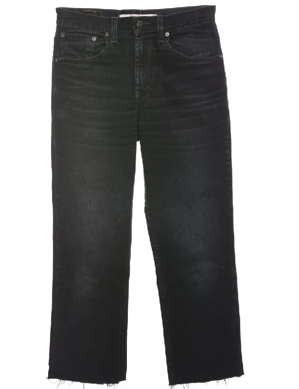 Frayed Hem Levi's Jeans - W30 L28 Dynamic Women's High - energy