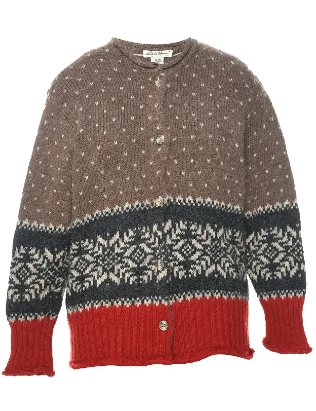 Eddie Bauer Nordic Cardigan - M Confident Women's High - fashion