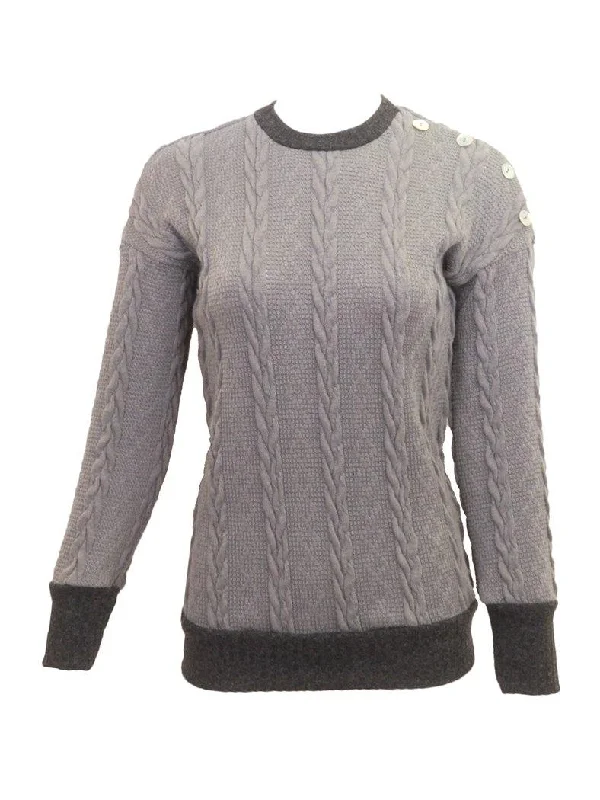 Sportchic Cableknit Sweater Casual Women's Japanese 