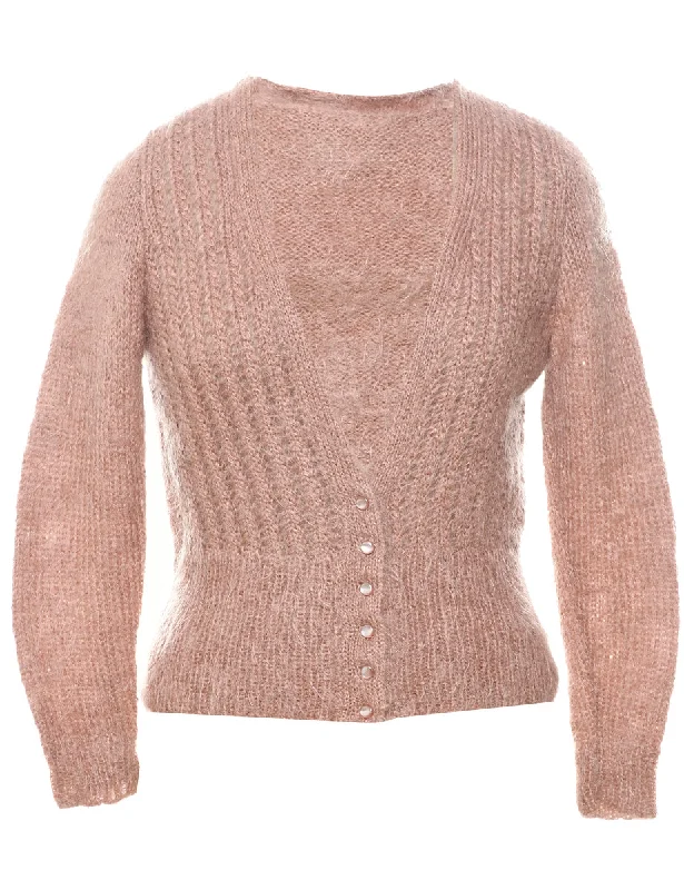 Light Brown Cardigan - M Refined Women's Classic 