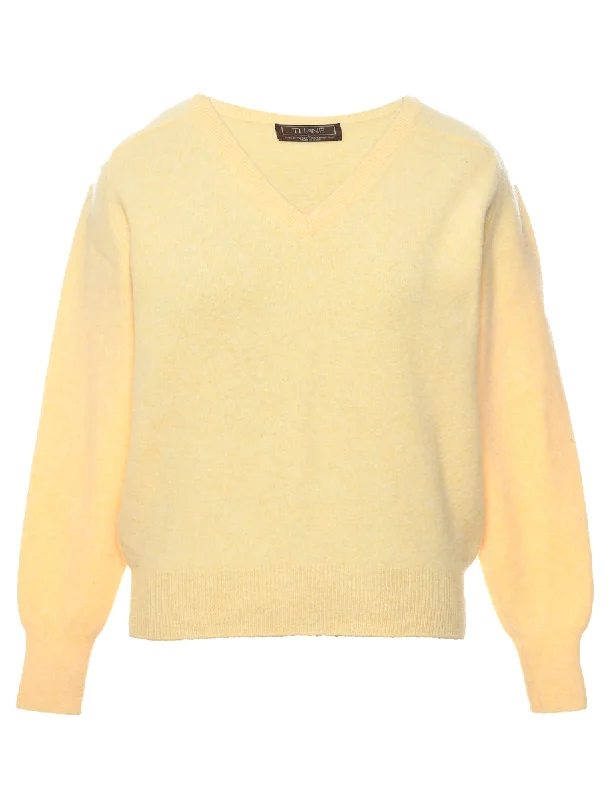 Pale Yellow Jumper - L Gym