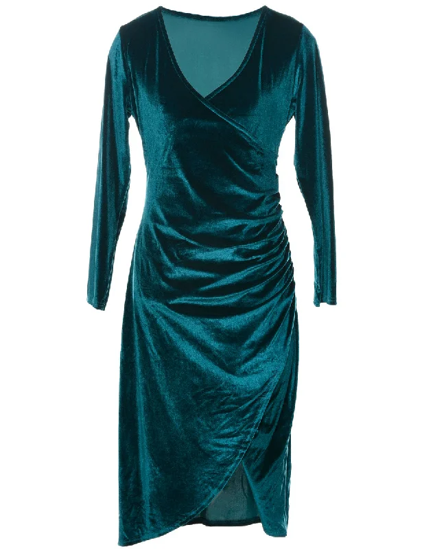 Velvet Evening Dress - S Traditional Women's 