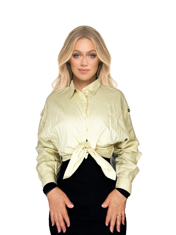 So Sweet Linen Button Snap Shirt Refined Women's 