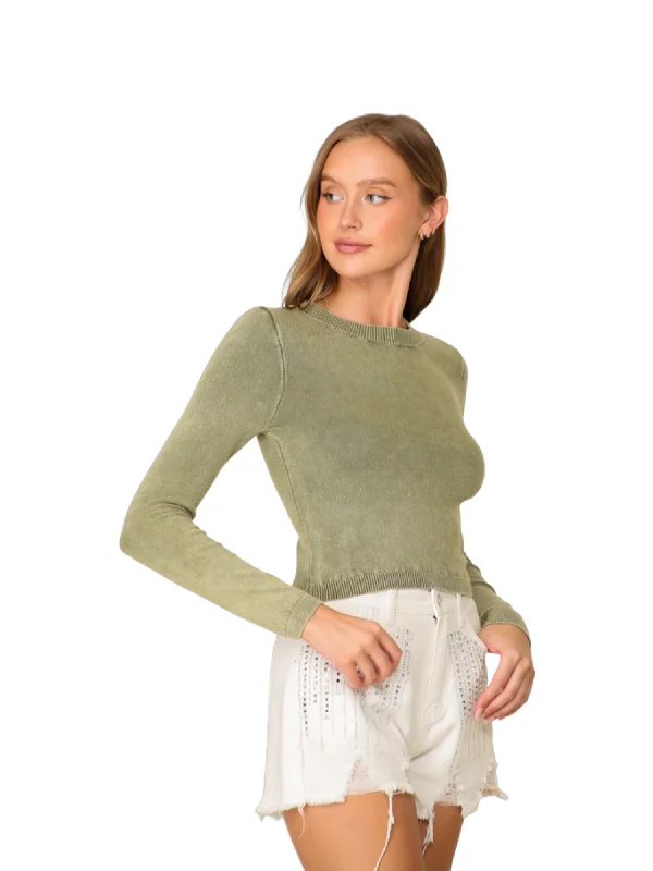 Timing Mineral Fit Sweater Hip Women's Retro