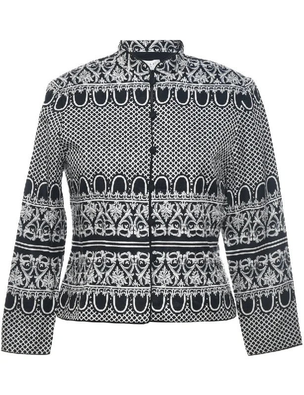 Silk Beaded Jacket - M Practical Women's Multi - 