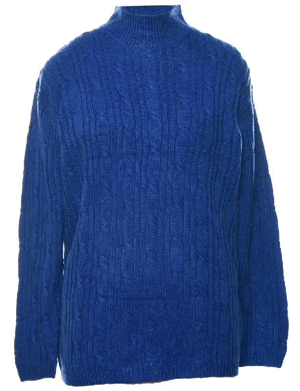 Karen Scott Jumper - L Classic Women's Tweed
