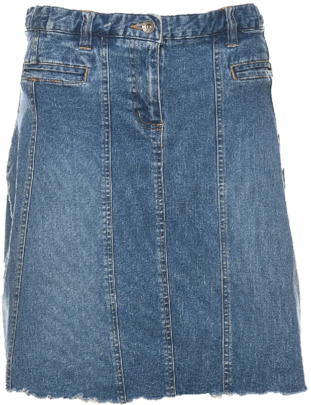 A-Line Denim Skirt - L Street
