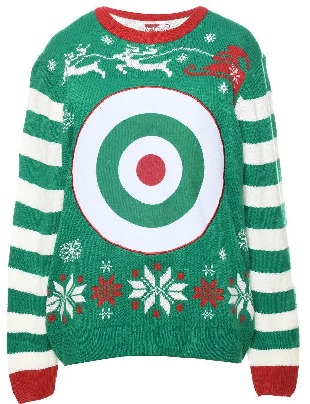 Festive Season Christmas Jumper - L Bold Women's Statement