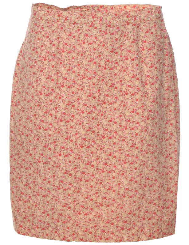 Casual Corner Pencil Skirt - M Sleek Women's Metallic