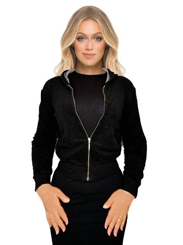 So Nikki Felt Zip Hoodie purpose