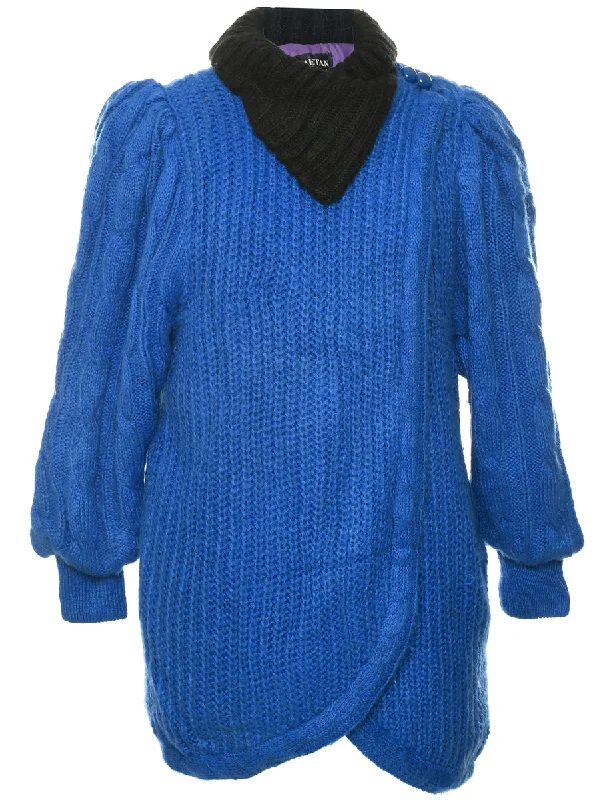 Cable Knit Jumper - M Youthful Women's Pop
