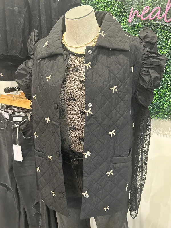 Ribbon Vest Dapper Women's 1920S