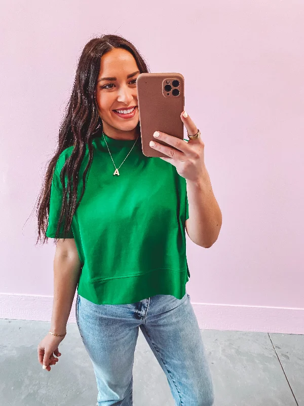 Jovie Tee-Green Youthful Women's Anime - inspired