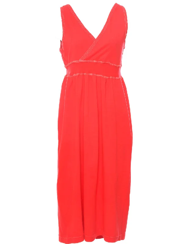 Sleeveless Red Dress - M Hip Women's Urban