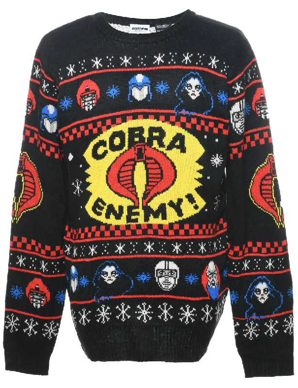 Nordic Christmas Jumper - XL Relaxed Women's 