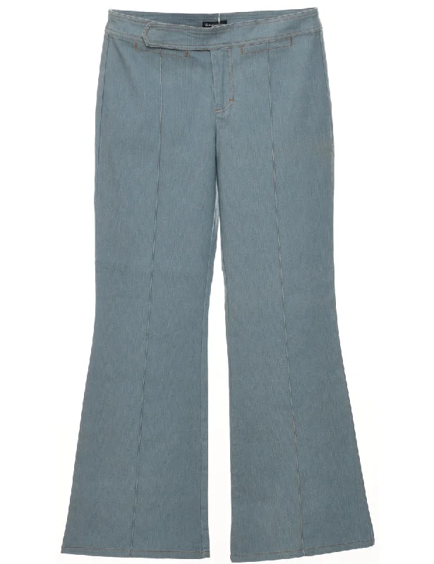 Low Rise Flared Jeans - W32 L32 Hip Women's Retro