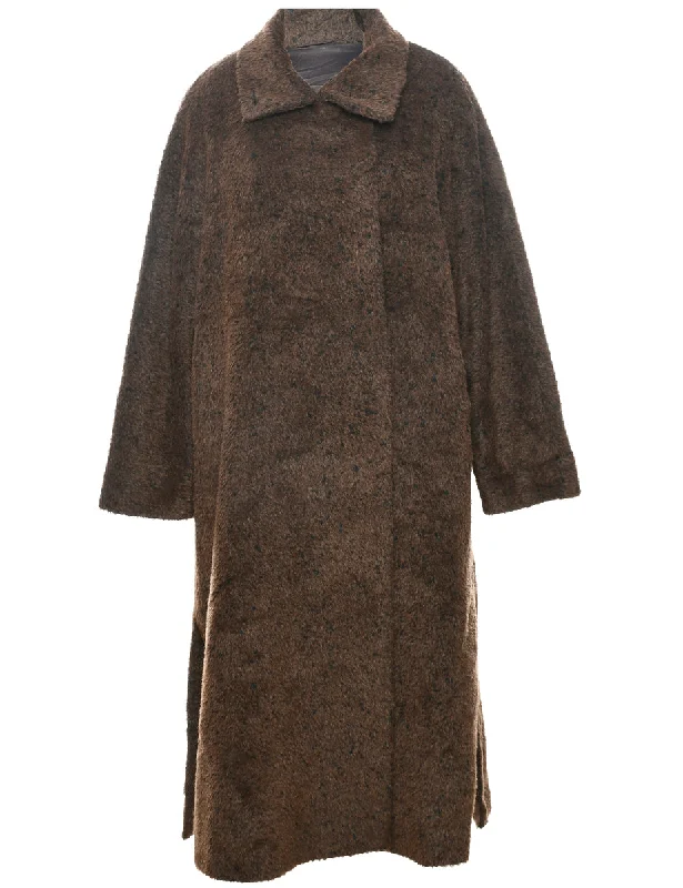 Single Breasted Wool Coat - L Dynamic Women's Moto