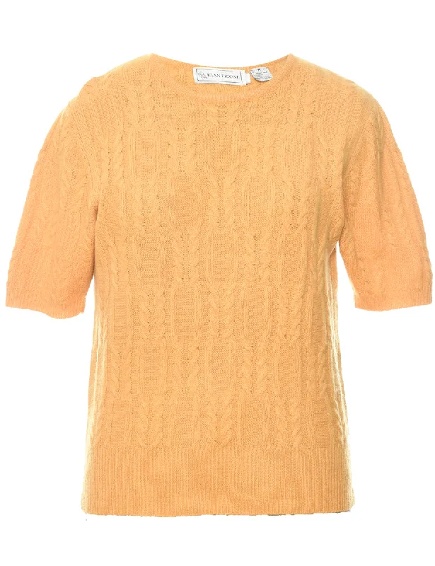 Evan Picone Cable Knit Jumper - M European