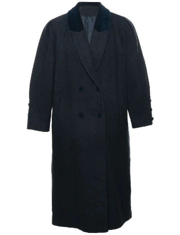 Double Breasted Wool Coat - L Street