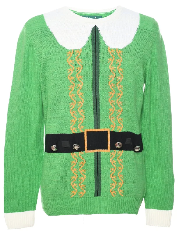 Festive Season Christmas Jumper - M Monochromatic Office Style