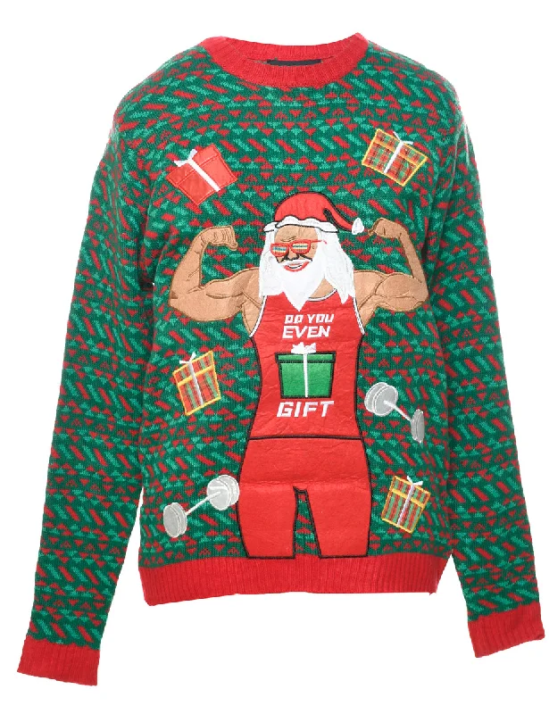 Santa Claus  Christmas Jumper - M Streetwear Style for 