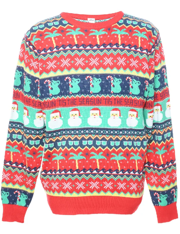 Festive Season Christmas Jumper - M Cashmere