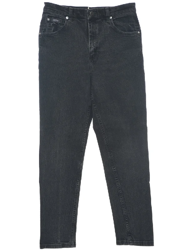 High Waist Riders Tapered Jeans - W28 L28 Sustainable Organic