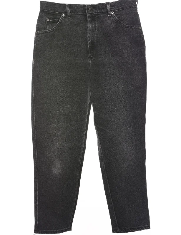 Tapered Lee Jeans - W31 L26 Laid - back Women's Vibe