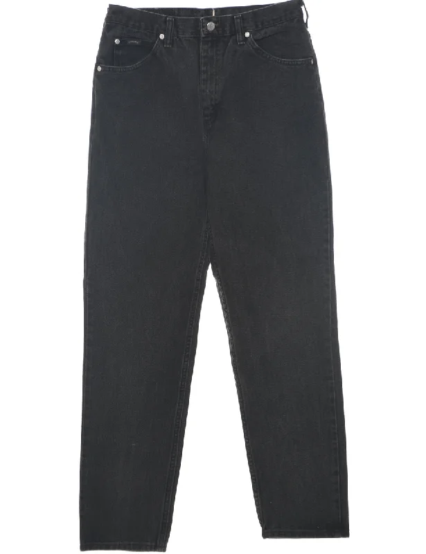 Black Riders Tapered Jeans - W28 L30 Hip Women's Urban