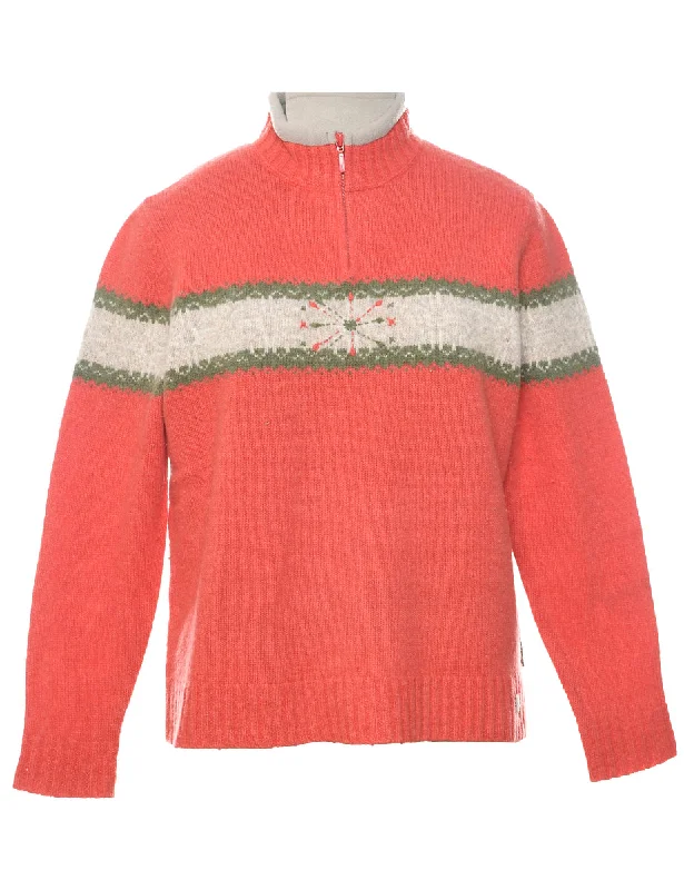 Woolrich Nordic Jumper - L Dapper Women's 1920S
