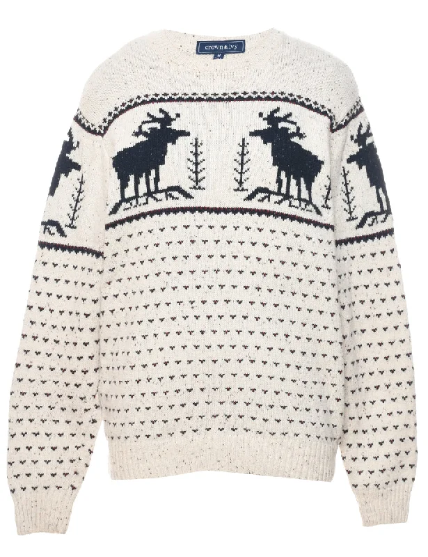 Nordic Off White Jumper - XL Sophisticated Women's Tailored
