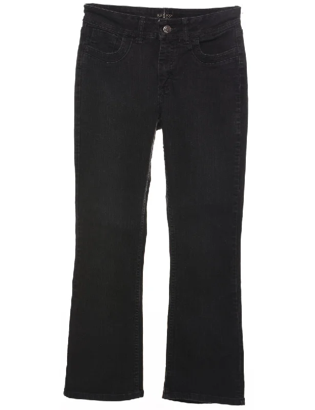 Low Rise Straight Fit Jeans - W29 L28 Cozy Women's Winter
