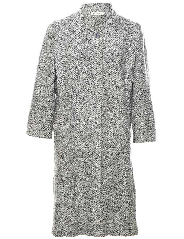 Grey Wool Coat - L Business