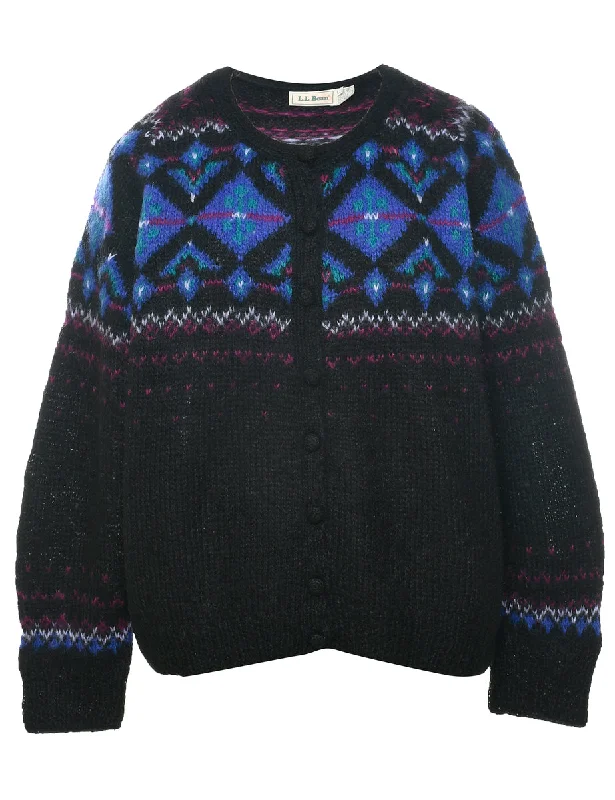 L.L. Bean Nordic Cardigan - L Athletic Women's High - 